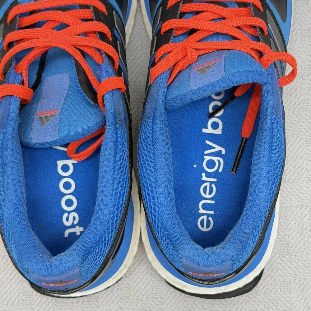 Adidas Energy Boost Techfit Shoes Mens Size 9 Blue‎ Running Cushioned G96599